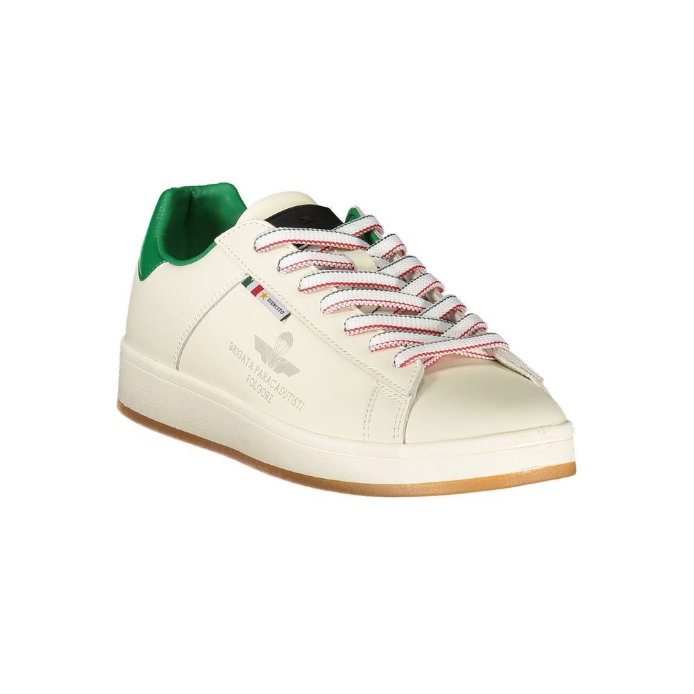 Esercito 1659 White Polyurethane Men Sneaker - Image 2