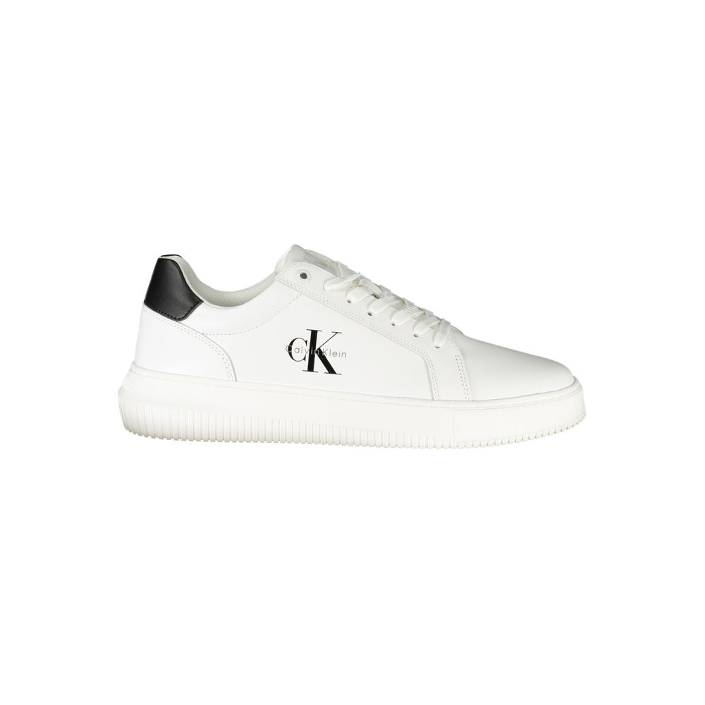 Calvin Klein Bianco Polyurethane Men Sneaker