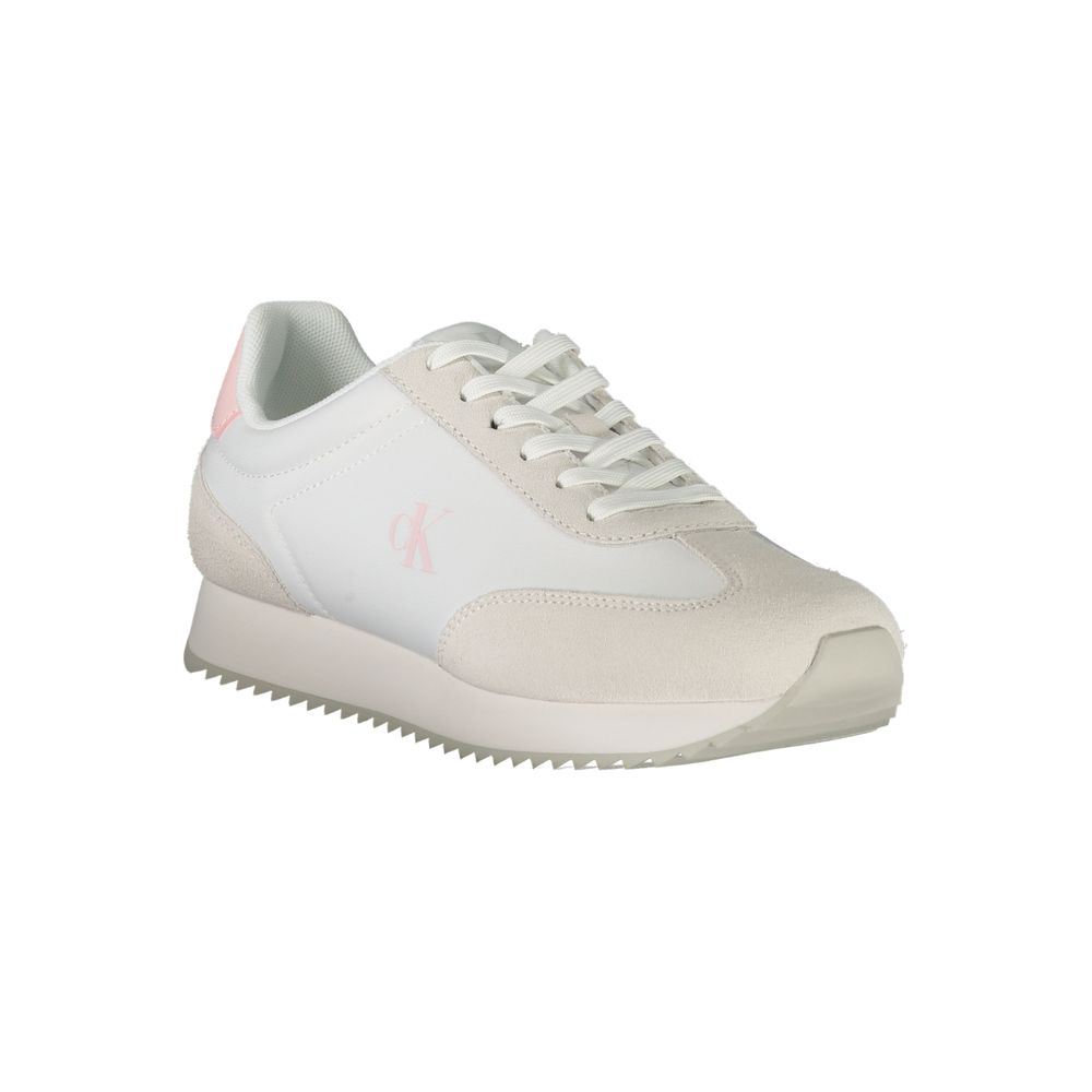 Calvin Klein Bianco Leather Woman Sneaker - Image 2