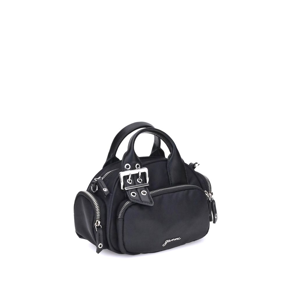 Ganni Black Nylon Shoulder Bag - Image 2