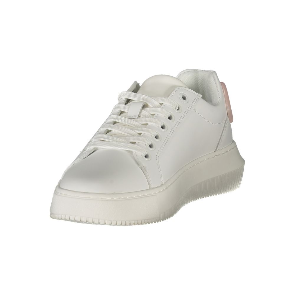 Calvin Klein White Leather Women Sneaker - Image 3
