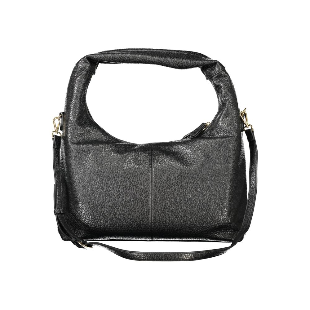 Mario Valentino Black Polyurethane Women Shoulder Bag - Image 2