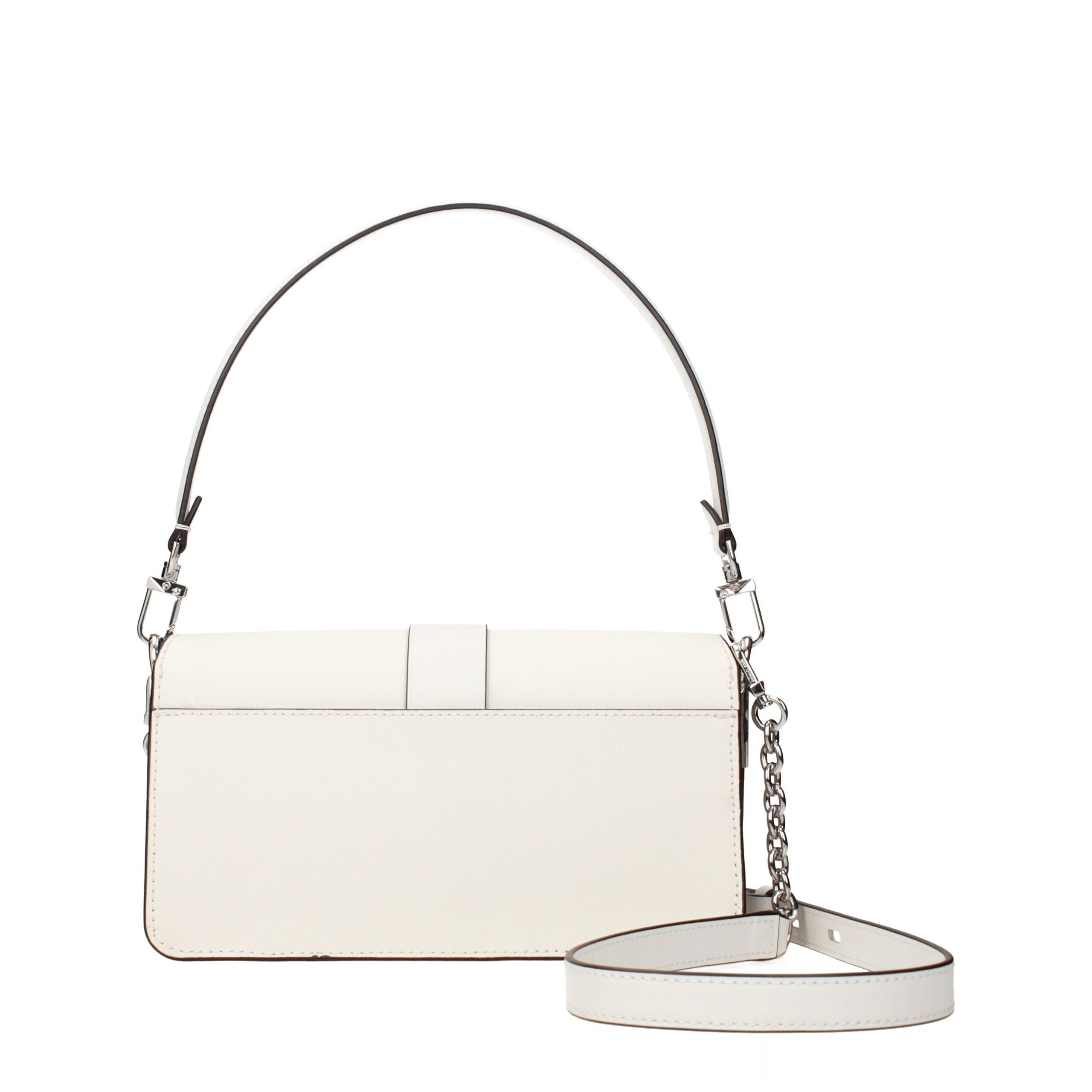 Michael Kors White Leather Handbag - Image 3