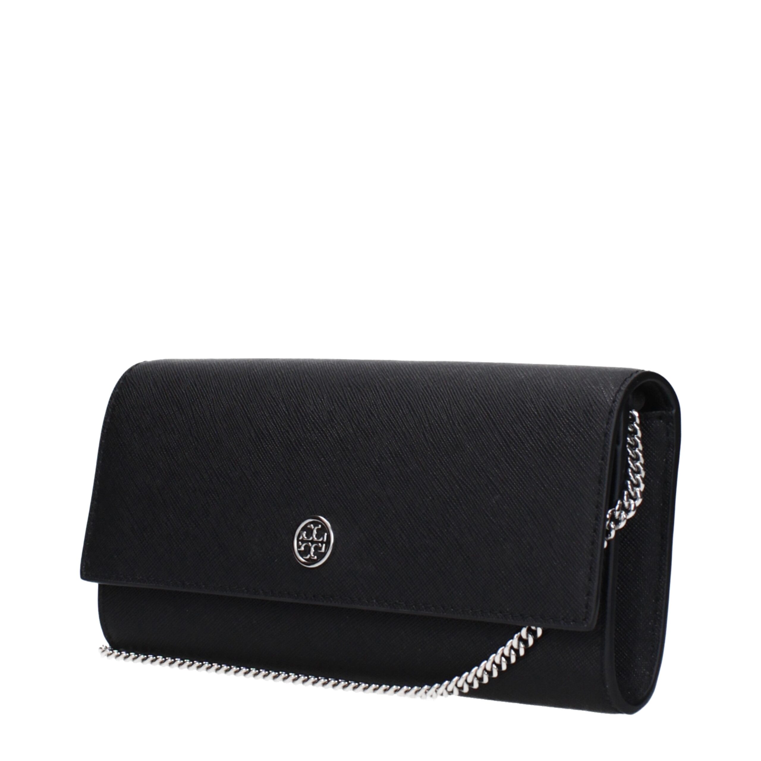 Tory Burch Black Leather Clutch Bag - Image 2