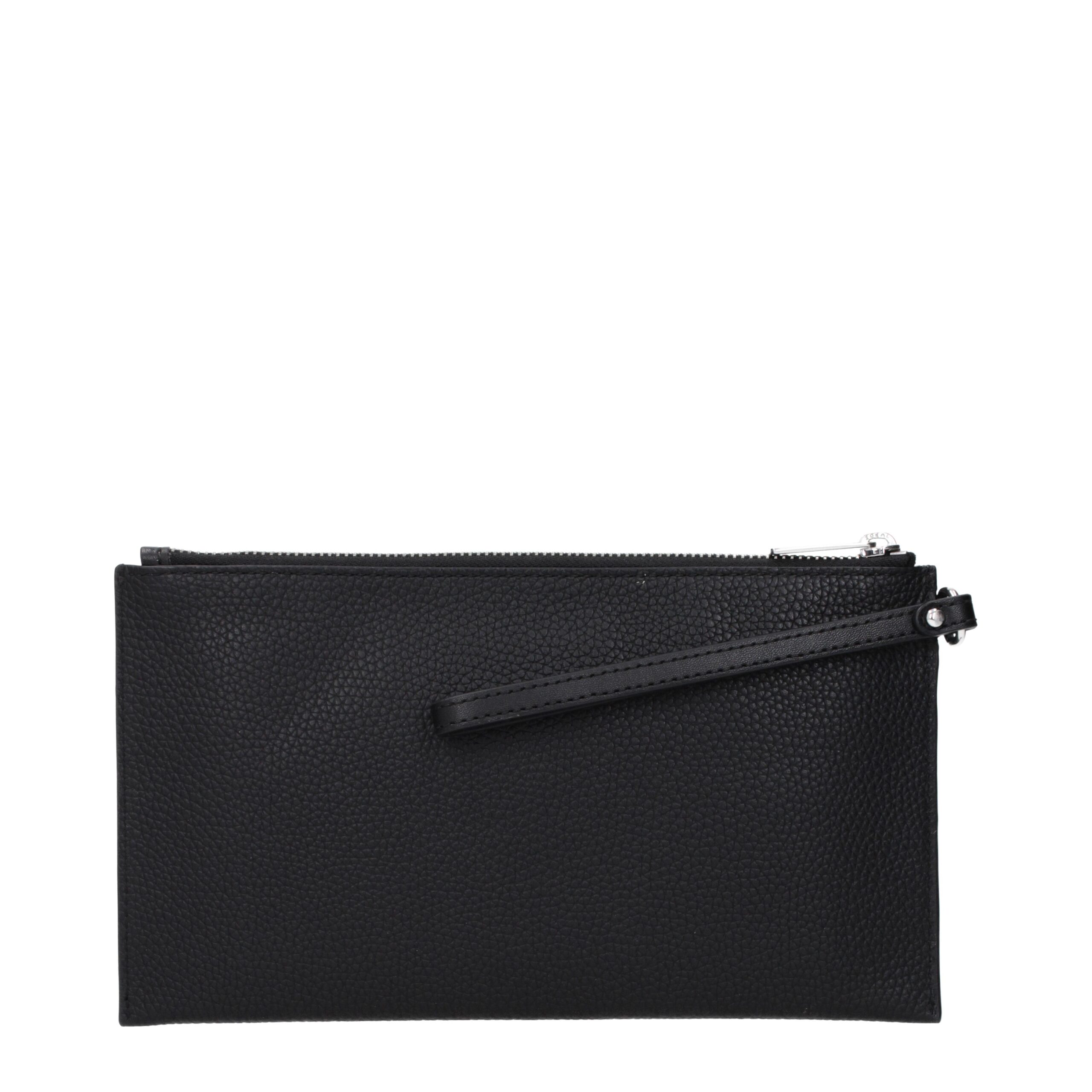 Michael Kors Black Leather Clutch Bag - Image 2