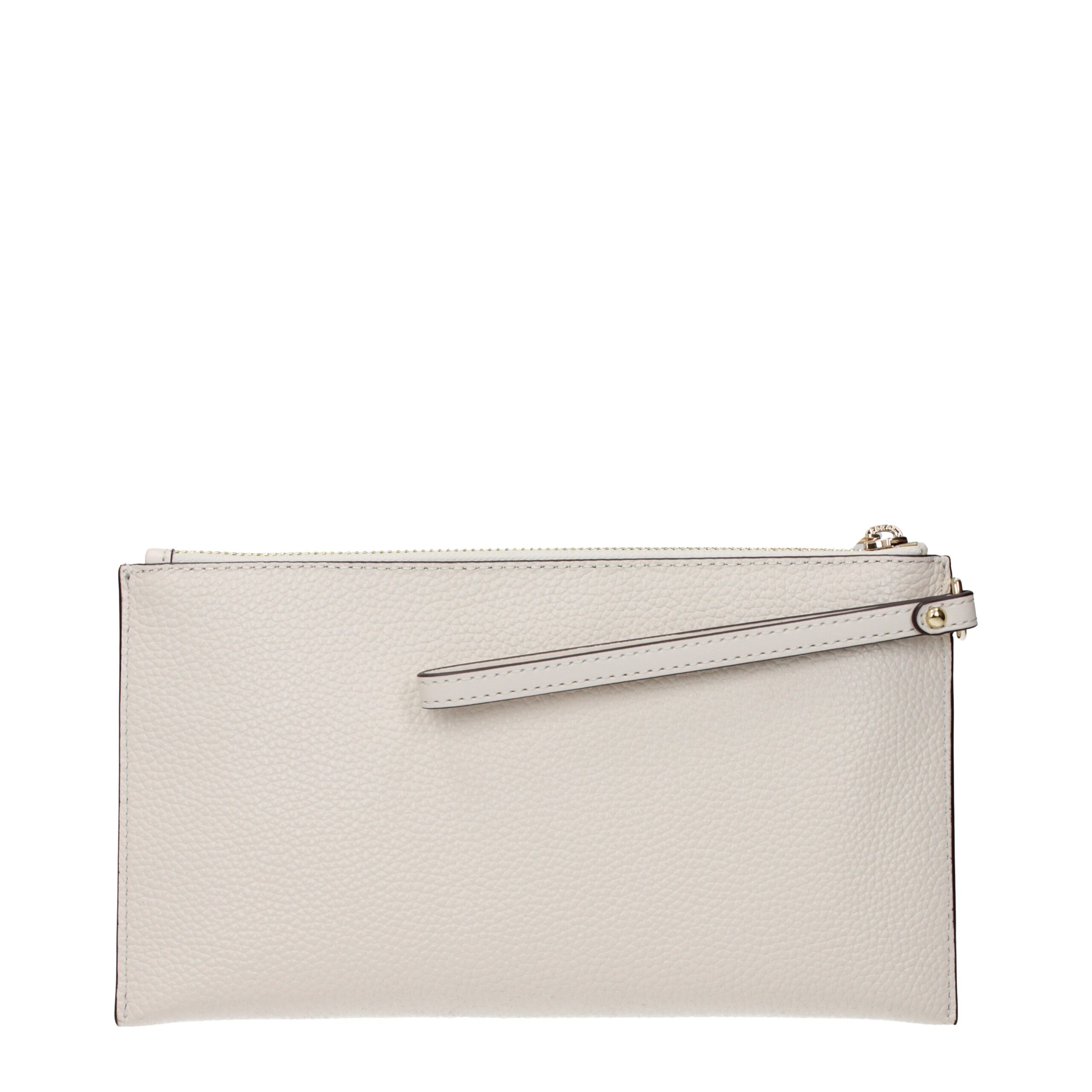Michael Kors Beige Leather Clutch Bag - Image 2