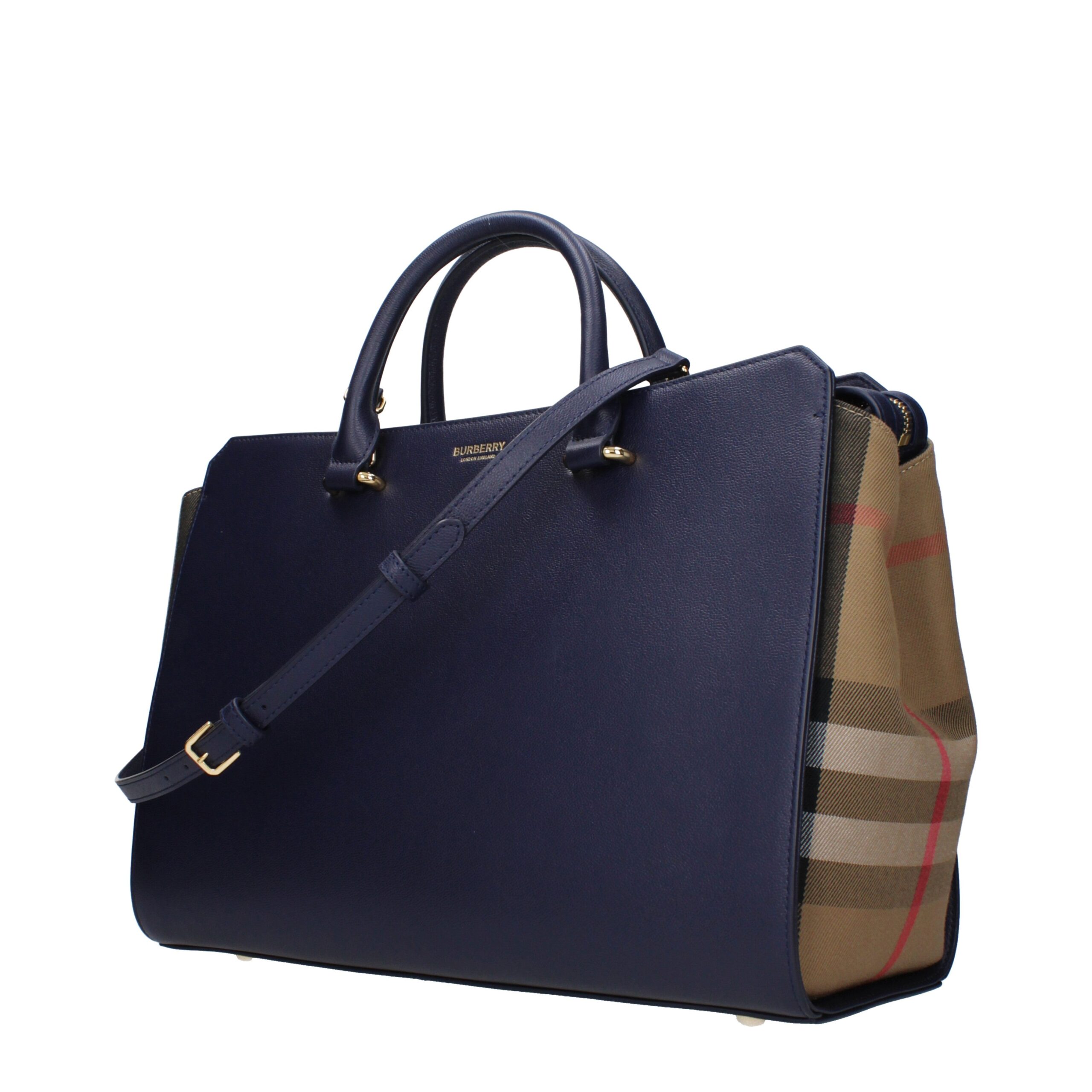 Burberry Blue Leather Handbag - Image 2