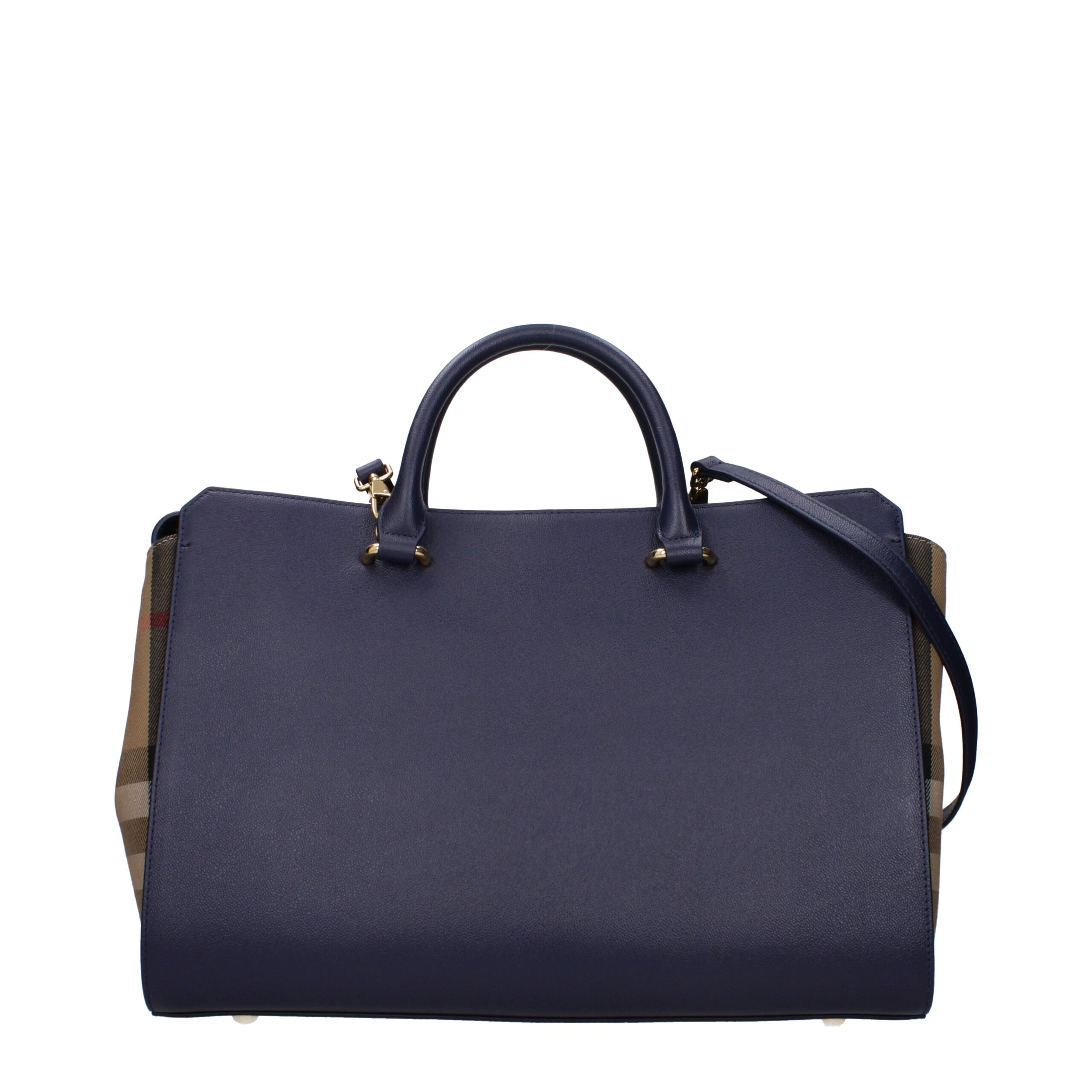 Burberry Blue Leather Handbag - Image 3