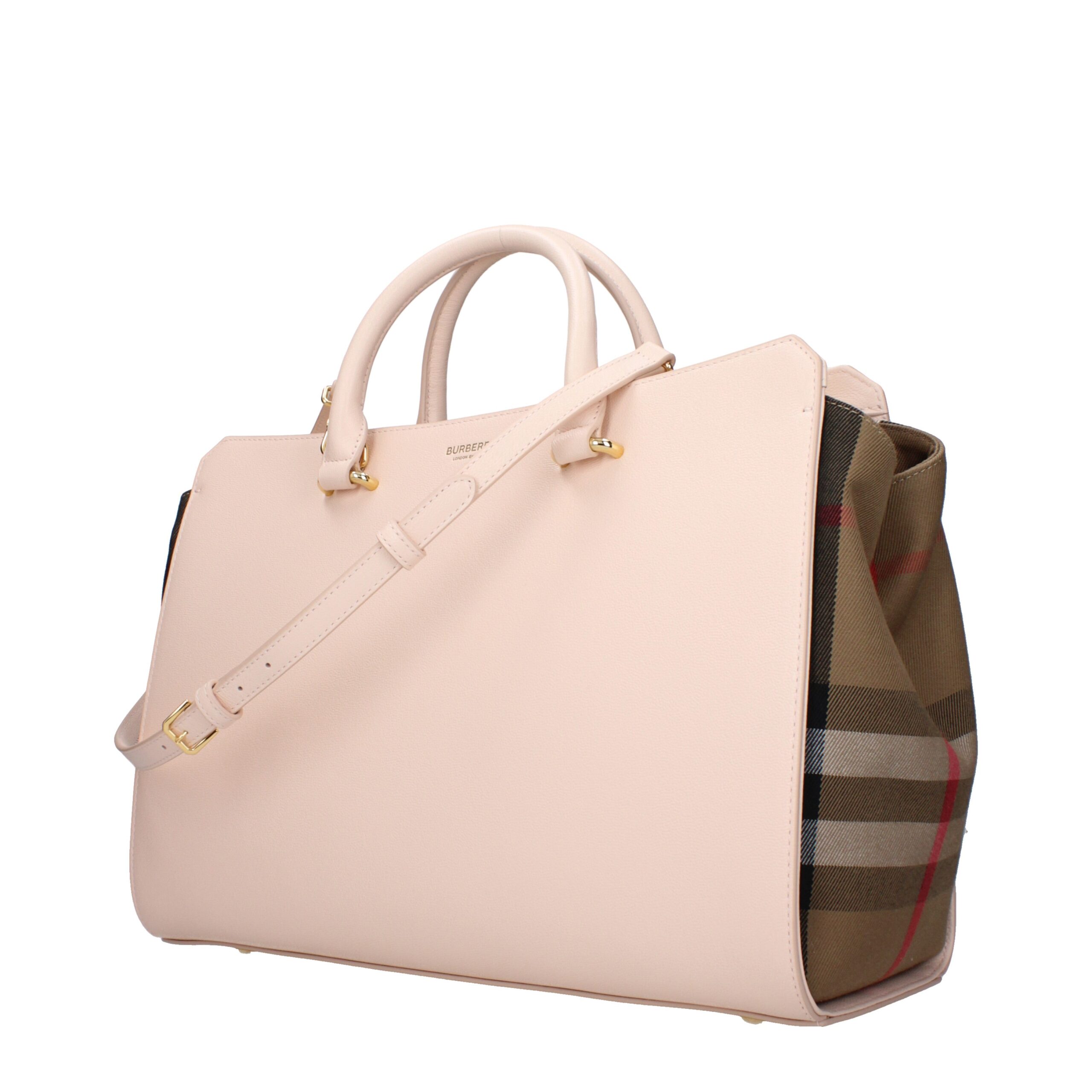 Burberry Pink Leather Handbag - Image 2
