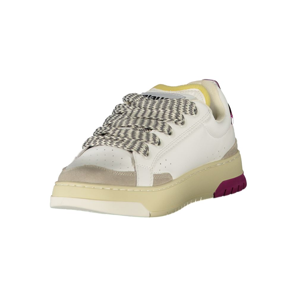 Blauer White Leather Women Sneaker - Image 3