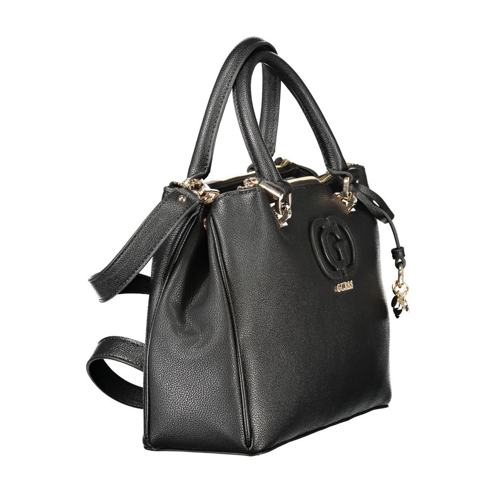 Guess Jeans Black Polyurethane Women's Handbag - Image 3