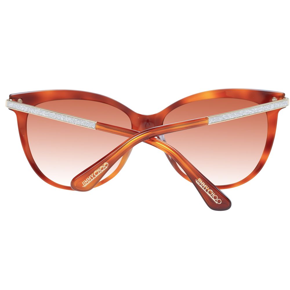 Jimmy Choo Brown Plastic Sunglasses - Image 3