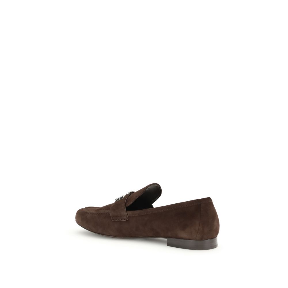 Tory Burch Brown Leather Slip-On Loafers - Image 3