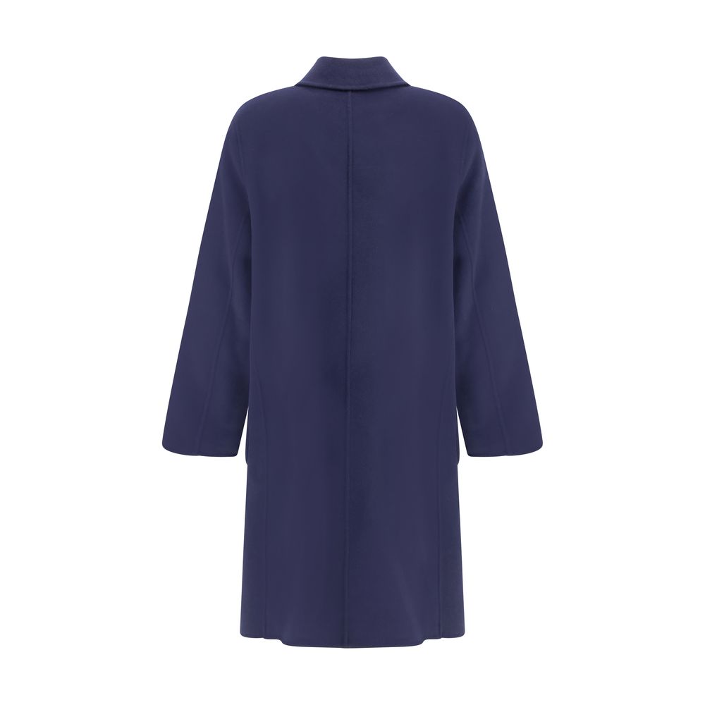 Tory Burch Blue Wool Coat - Image 2