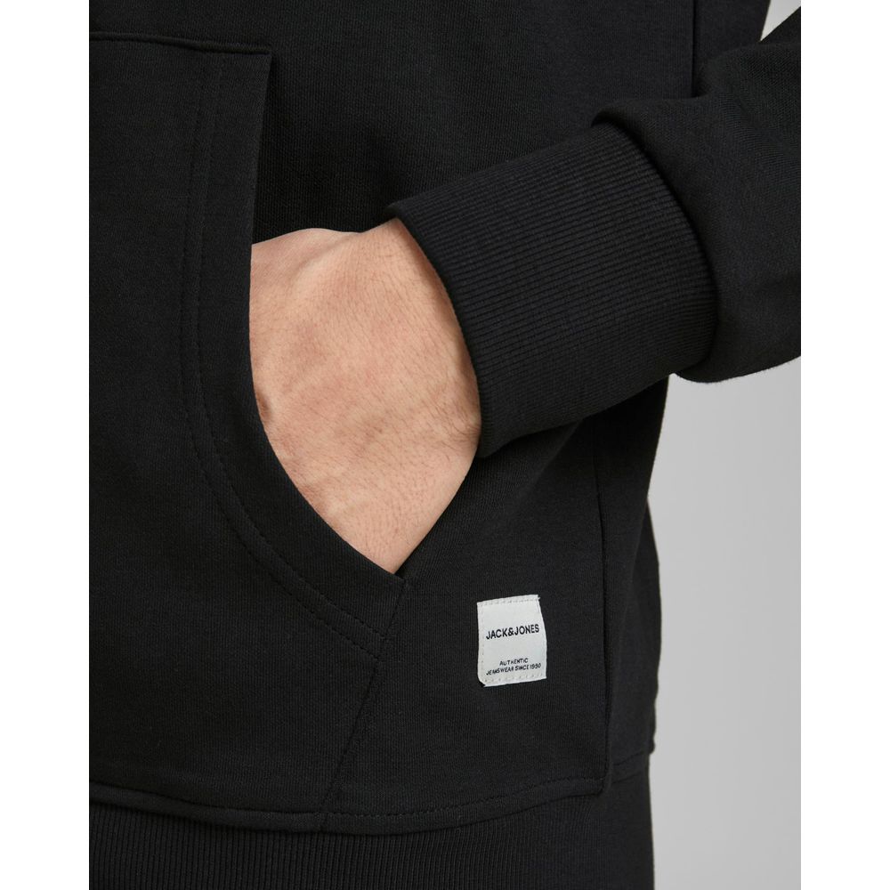 Jack Jones Black Cotton Hoodie - Image 3