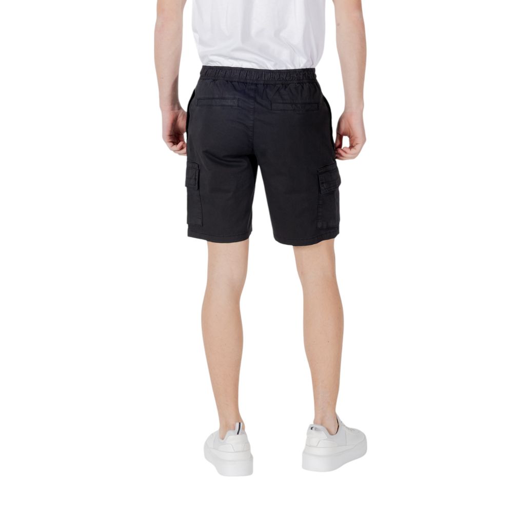 Hugo Boss Black Cotton Bermuda Shorts - Image 2