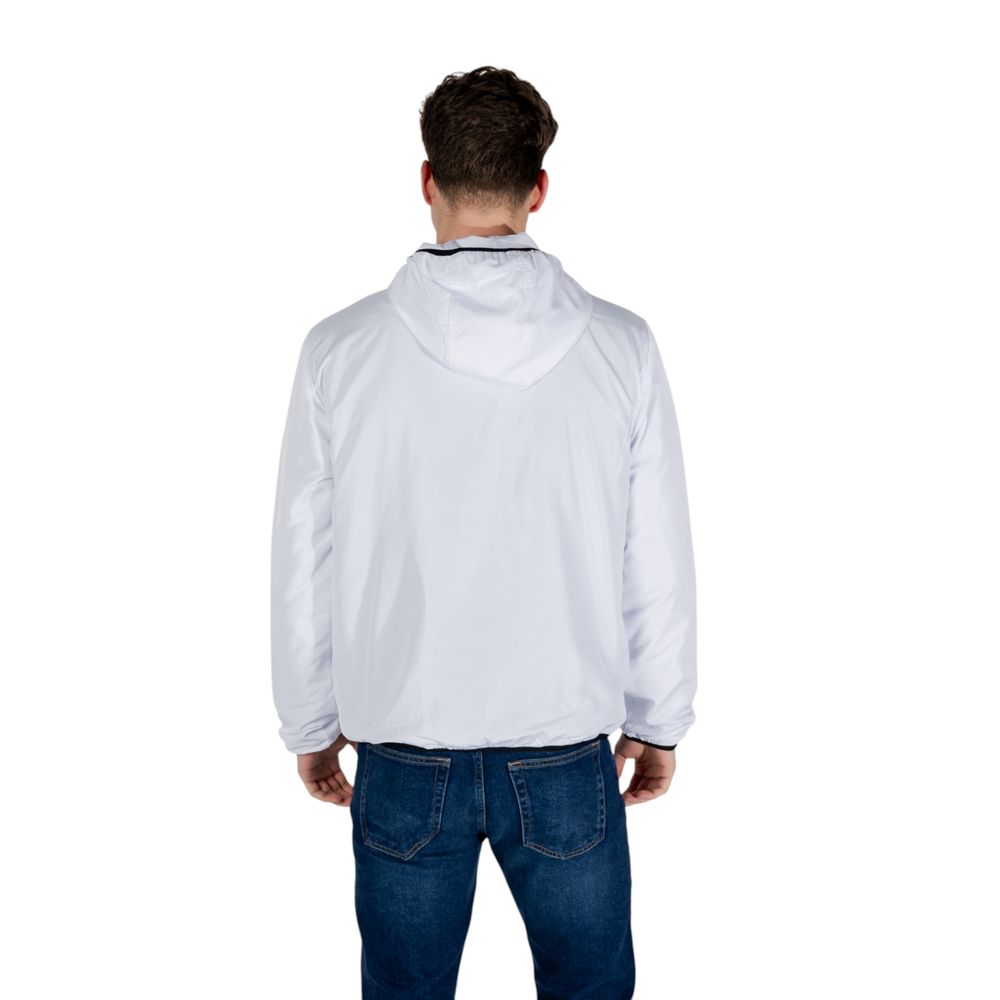 EA7 Emporio Armani White Polyester Shell Jacket - Image 4