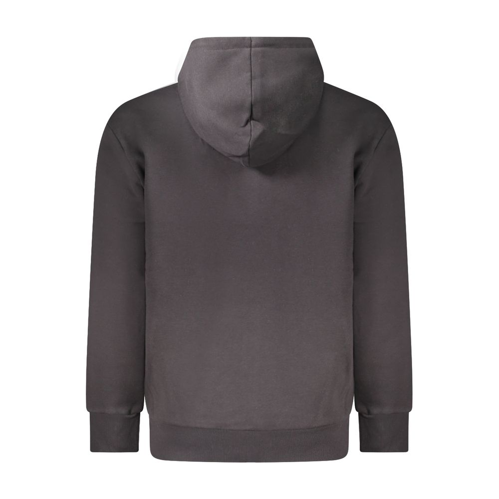Timberland Black Cotton Men Sweater with Hood and Zip - Image 2