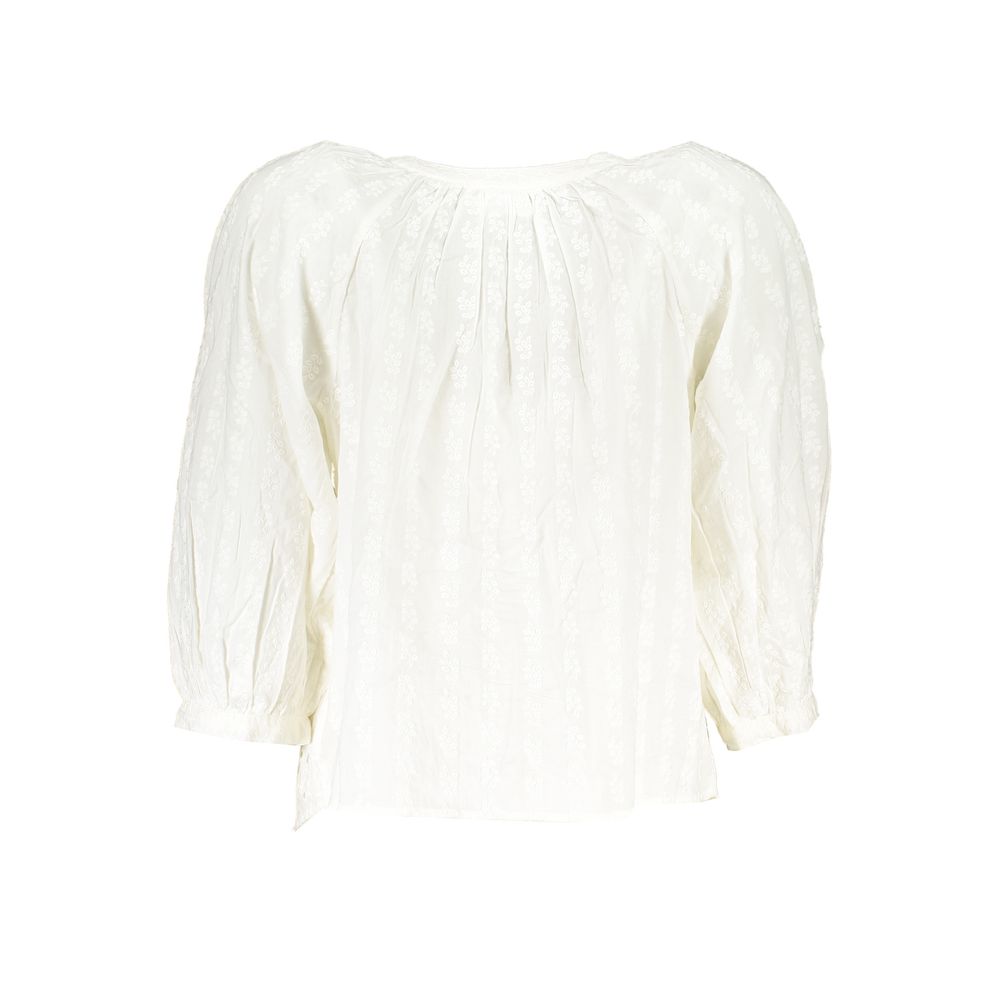 Desigual White Cotton Women Shirt - Image 2