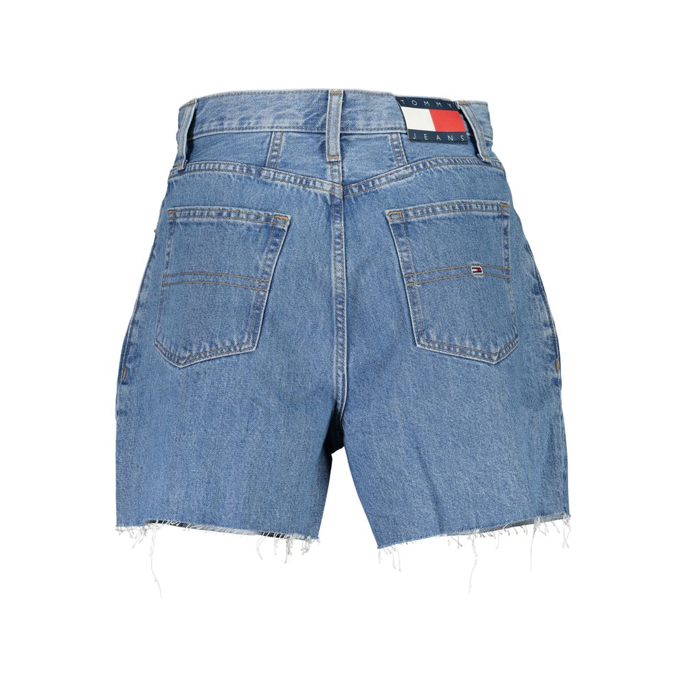 Tommy Hilfiger Blue Cotton Women Short - Image 2