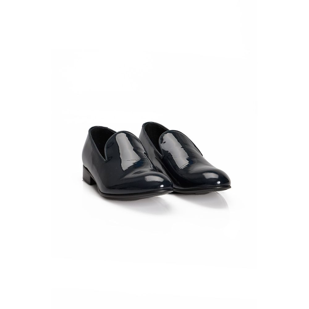 Roberto Pepe Luxury Blue Calfskin Men Loafer - Image 3