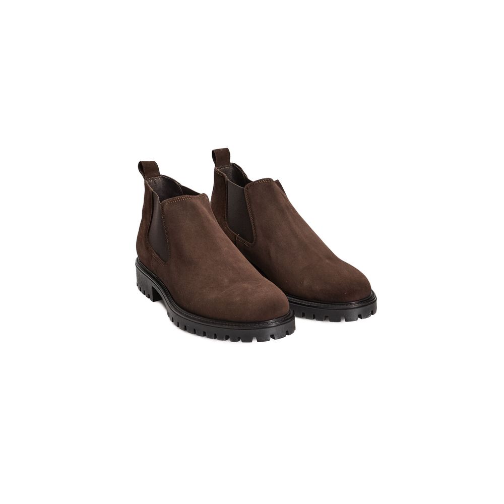 Roberto Pepe Luxury Brown Calfskin Men Boot - Image 3