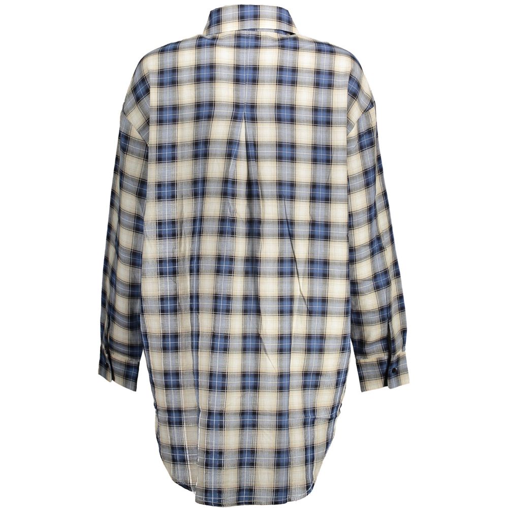 Desigual Blue Cotton Women Shirt - Image 2