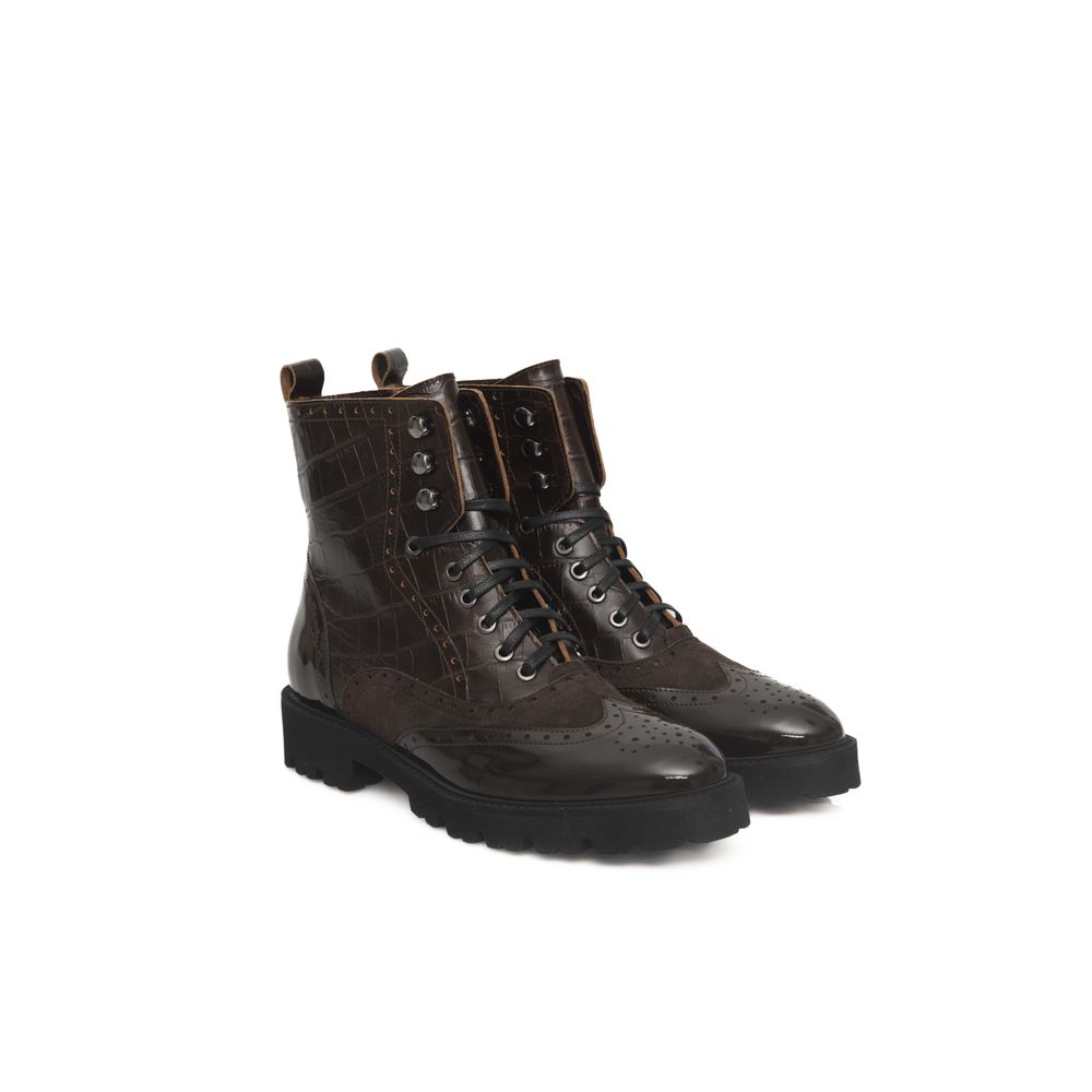 Cerruti 1881 Brown Cowhide Women's Boot - Image 3