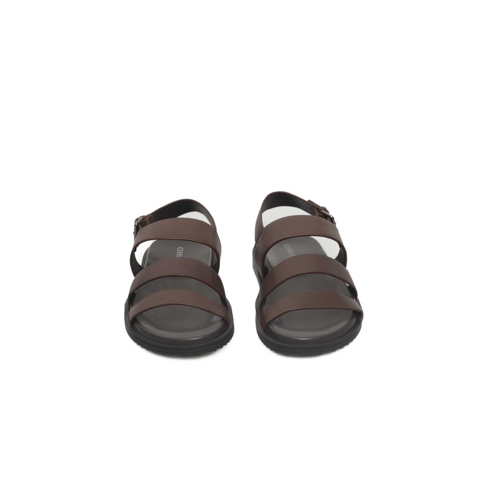 Cerruti 1881 Brown Cowhide Men Sandal - Image 2