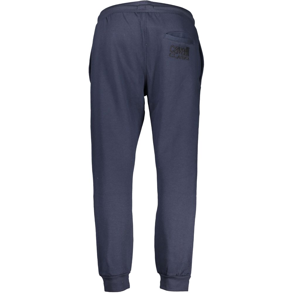 Cavalli Class Blu Polyester Men's Track Pant - Image 2