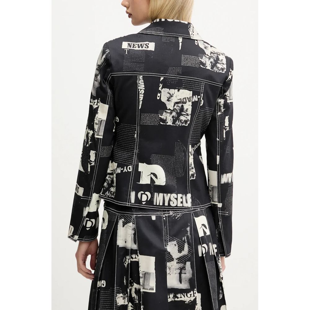 Desigual Black Cotton Women's Jacket - Image 2