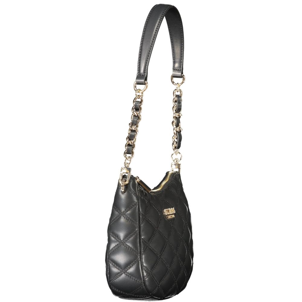 Guess Jeans Nero Poliuretano Women Handbag - Image 3