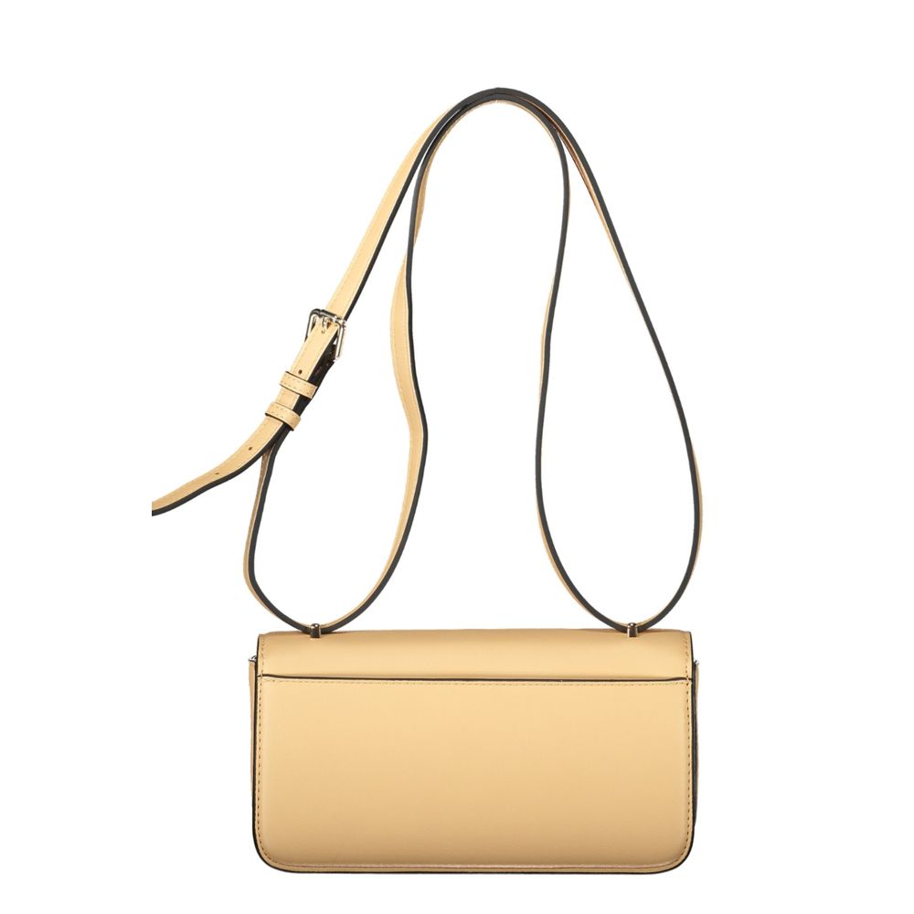 Mario Valentino Beige Polyurethane Women Handbag - Image 2