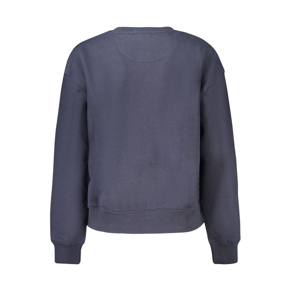 Pepe Jeans Blue Cotton Women Sweatshirt - Image 2