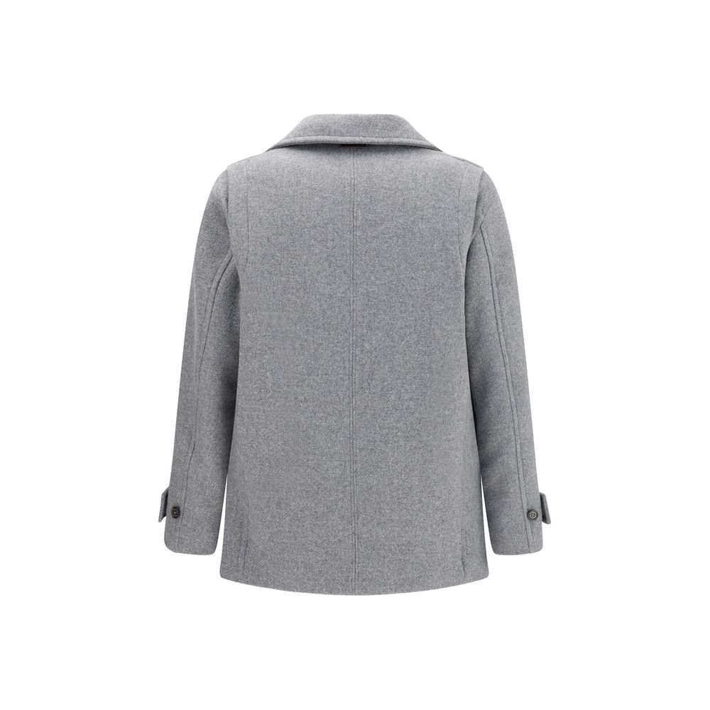 Brooksfield Gray Wool Coat - Image 2