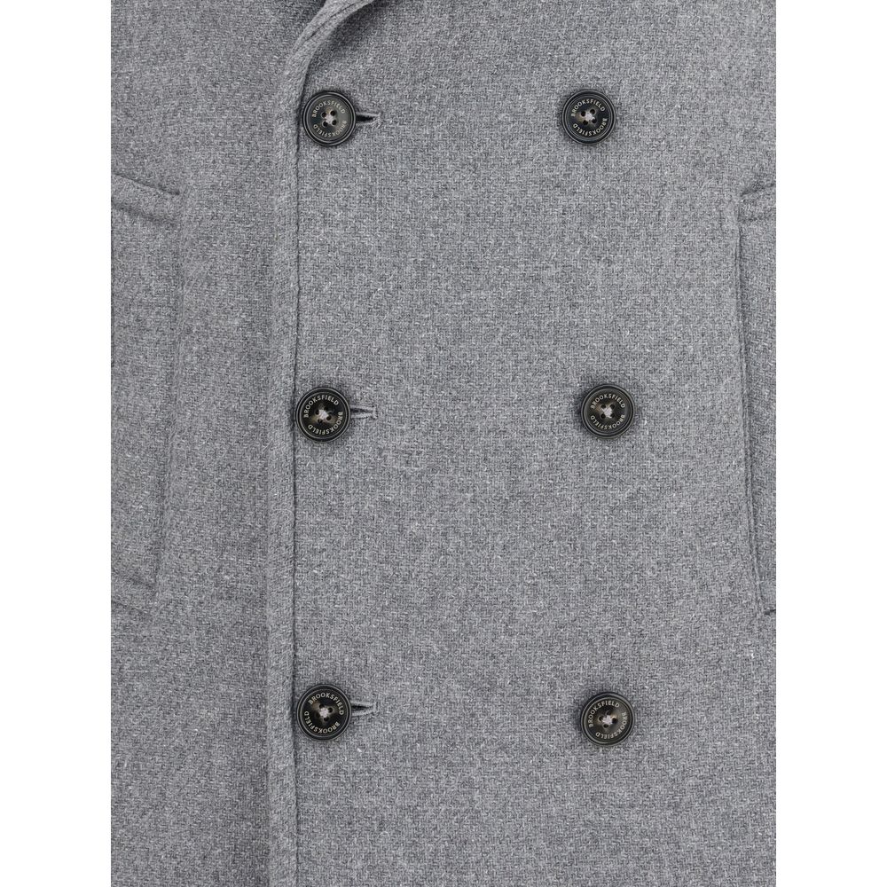 Brooksfield Gray Wool Coat - Image 3
