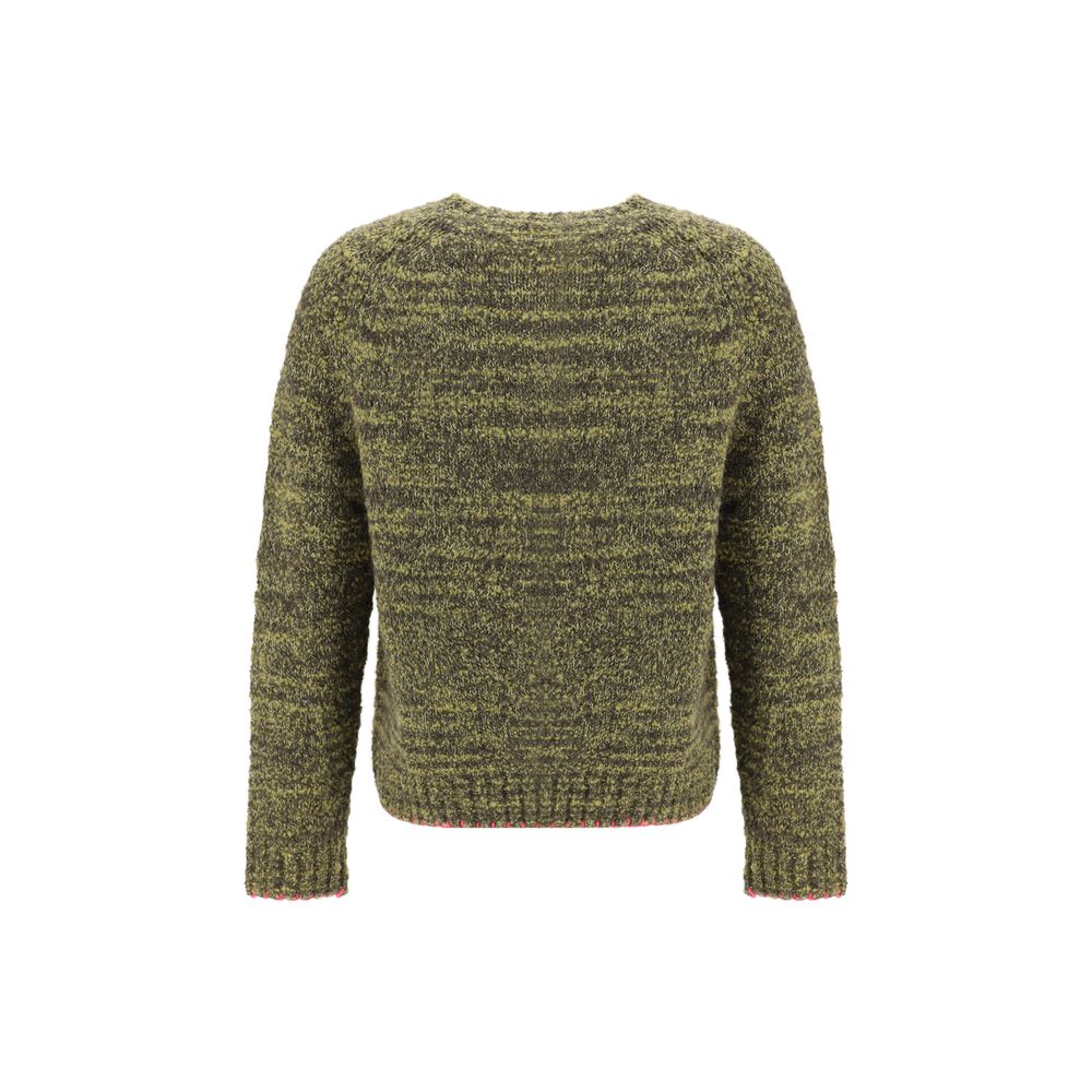 Sunflower Green Recycled Polyamide Sweatshirt - Image 2