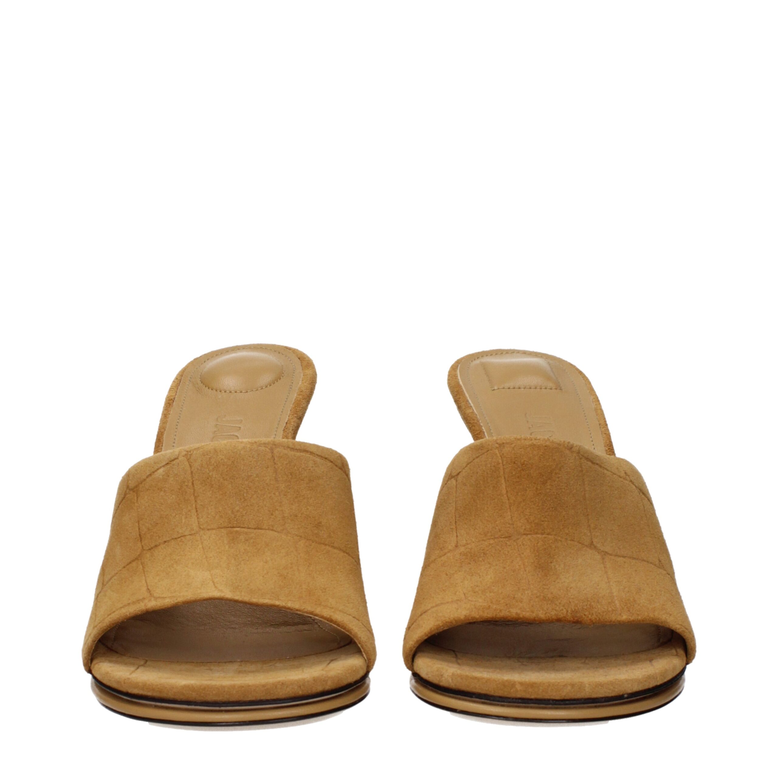 Jacquemus Brown Leather Stiletto Heel Sandals - Image 3