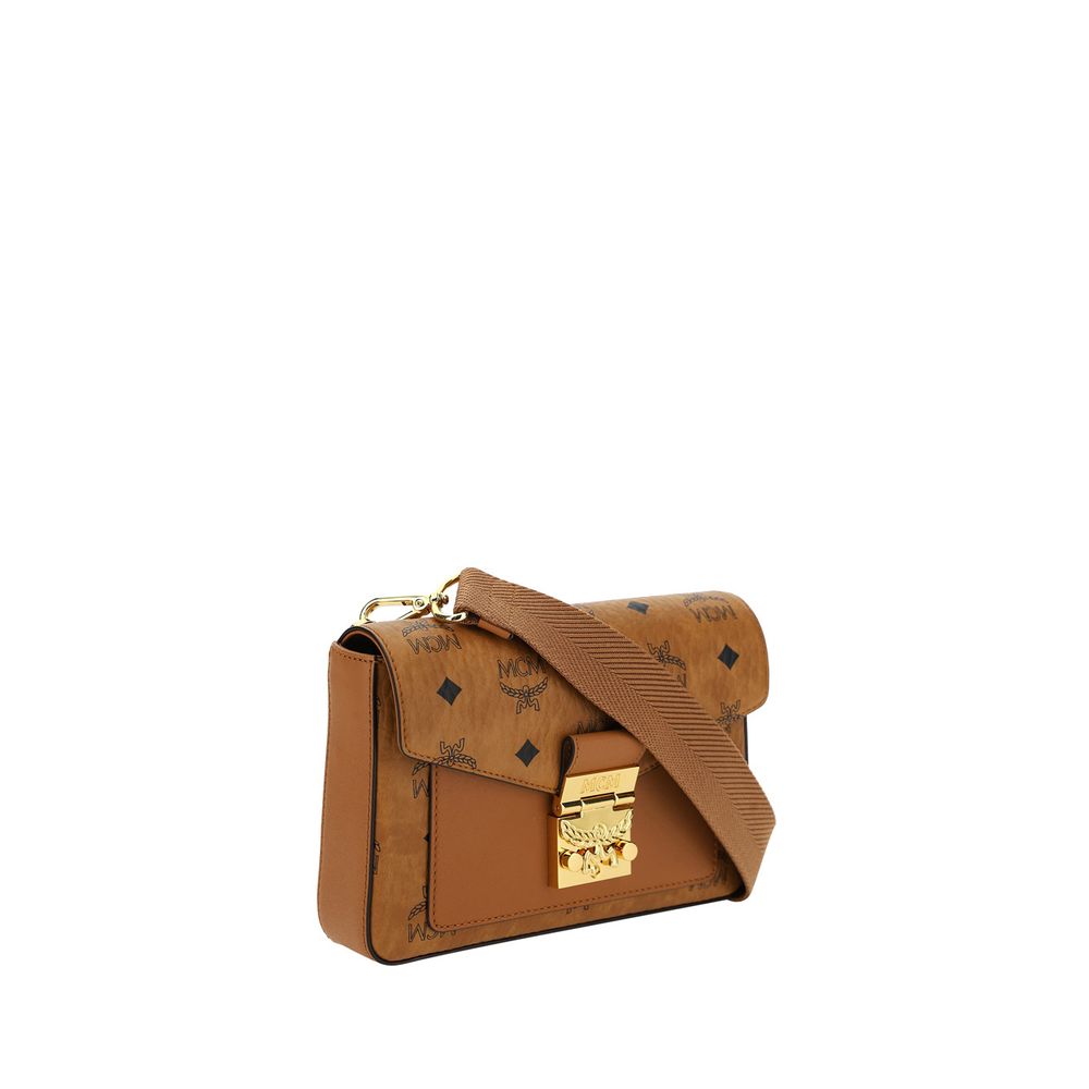 MCM Brown Calf Leather Bos Taurus Shoulder Bag - Image 2