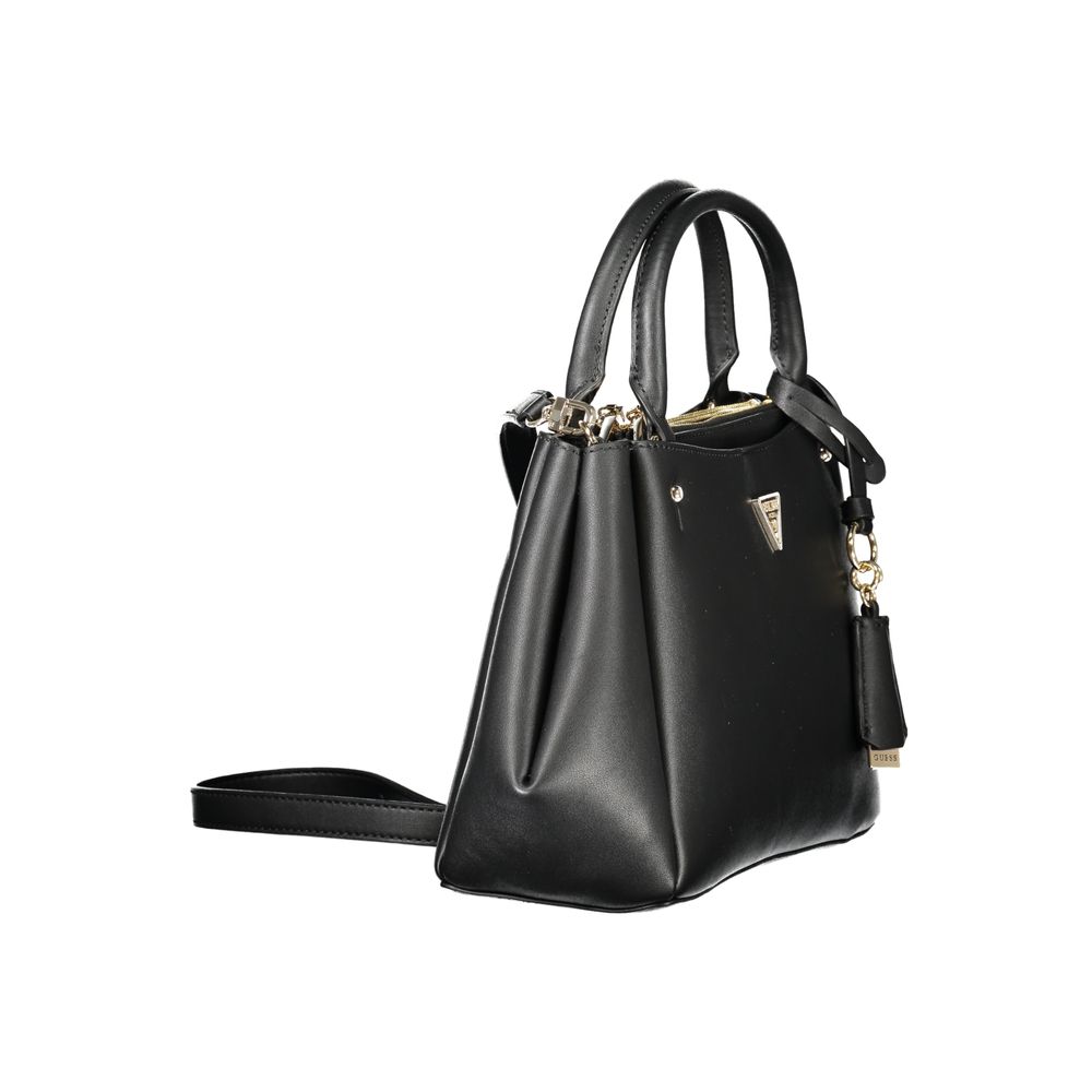 Guess Jeans Nero Poliuretano Women Handbag - Image 3