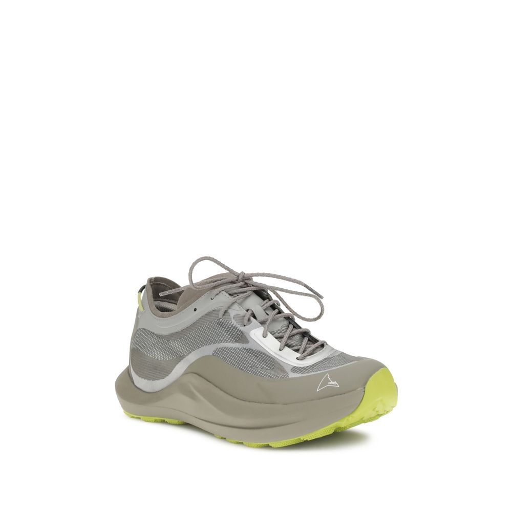 ROA Gray Polyester Athletic Sneakers - Image 2