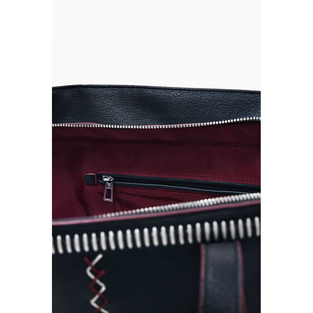 Desigual Black Polyurethane Women Shoulder Bag - Image 3