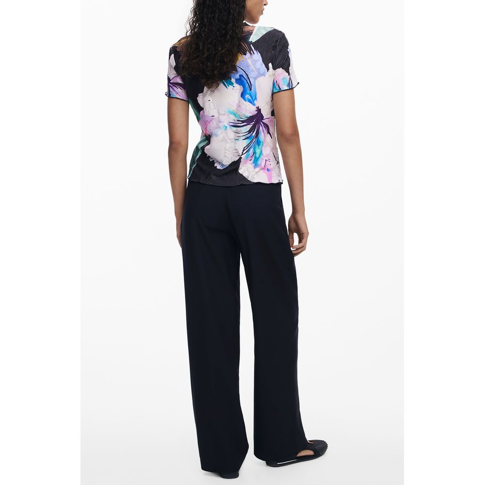 Desigual Black Polyester Women T-Shirt - Image 2