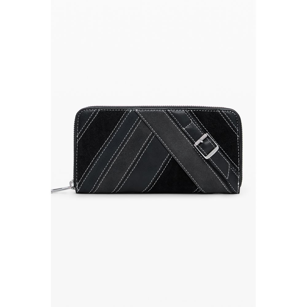 Desigual Nero Poliuretano Women Wallet