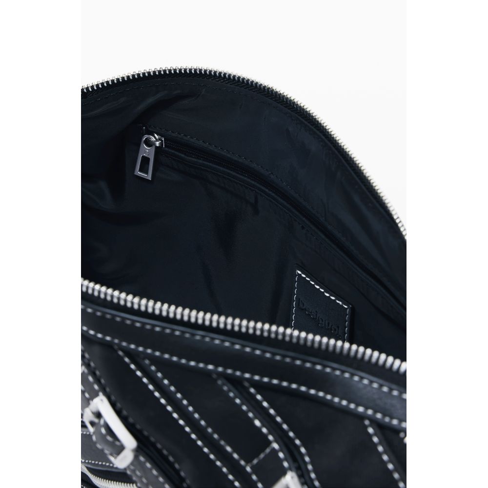 Desigual Black Polyethylene Women Handbag - Image 3