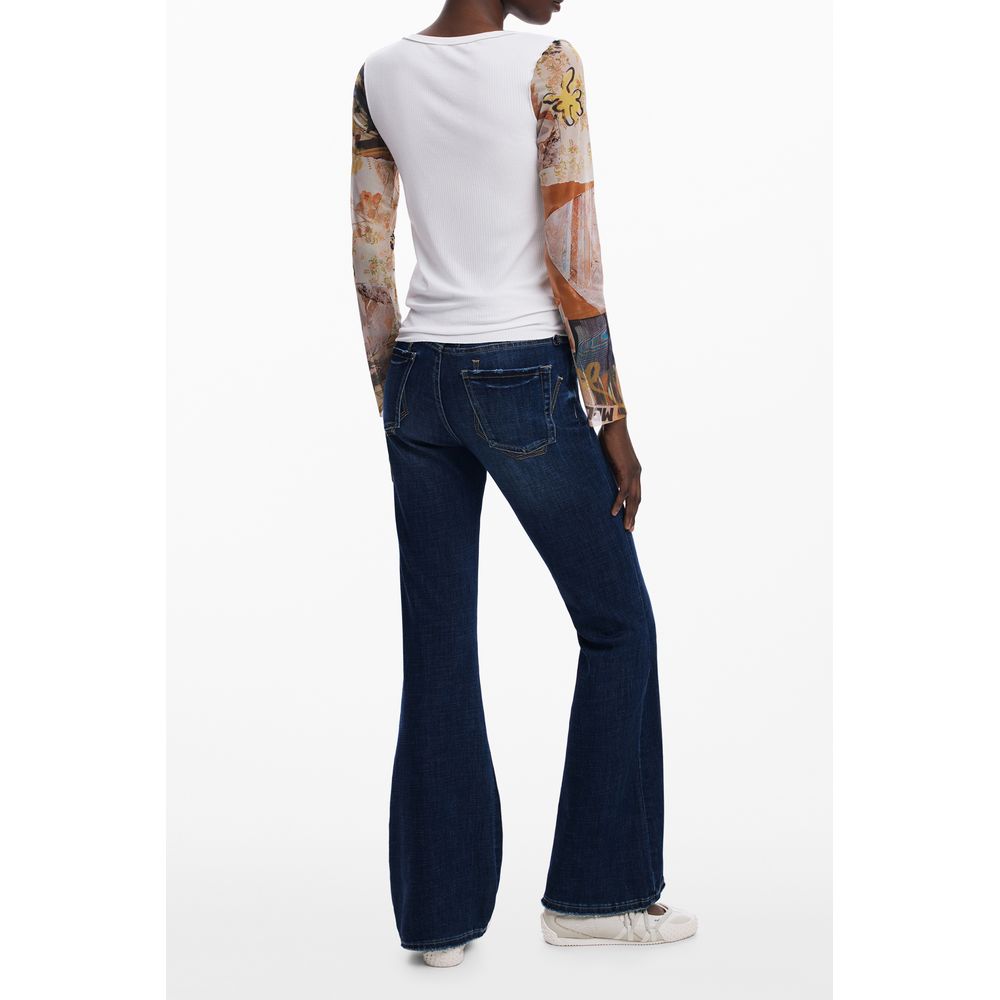 Desigual White Polyester Women Sweater - Image 2