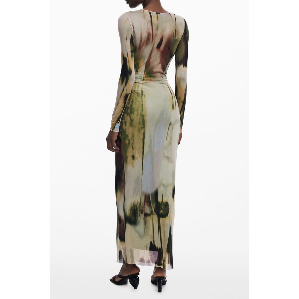 Desigual Green Polyester Women Dress - Image 2