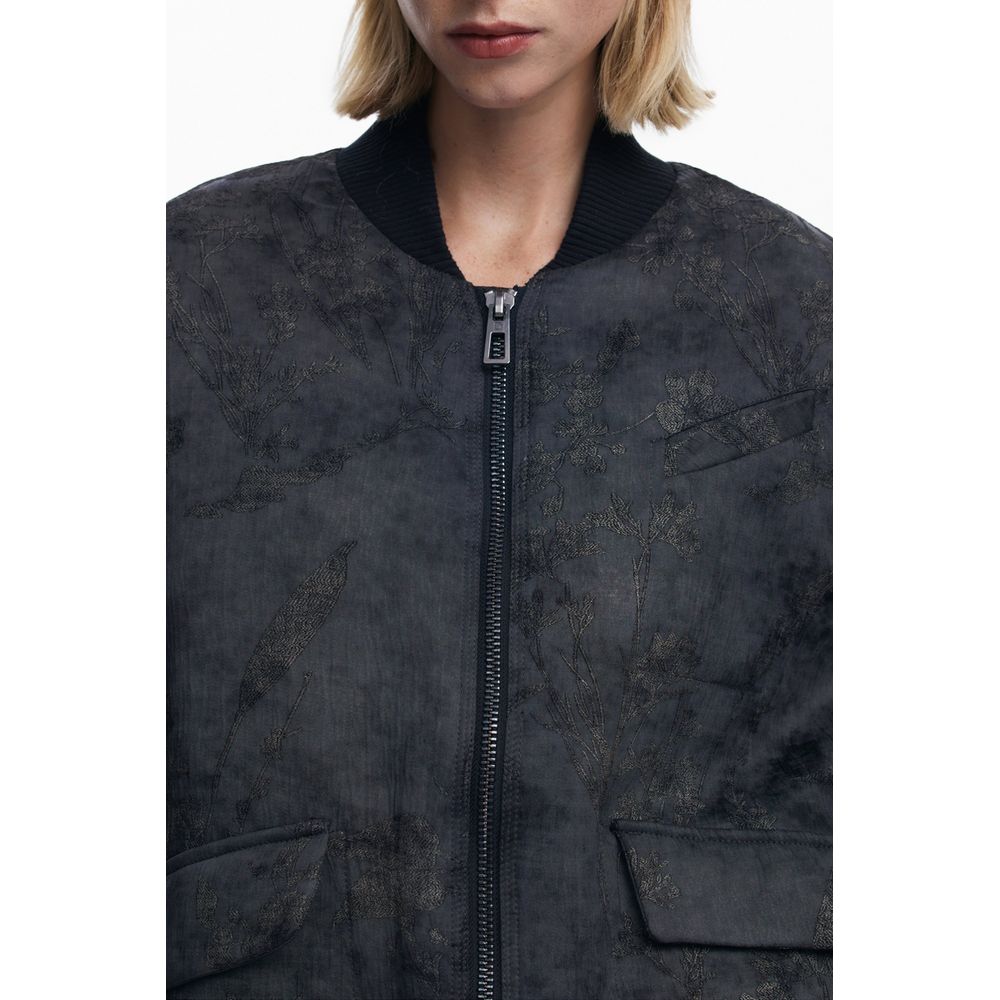 Desigual Black Polyester Women Jacket - Image 3