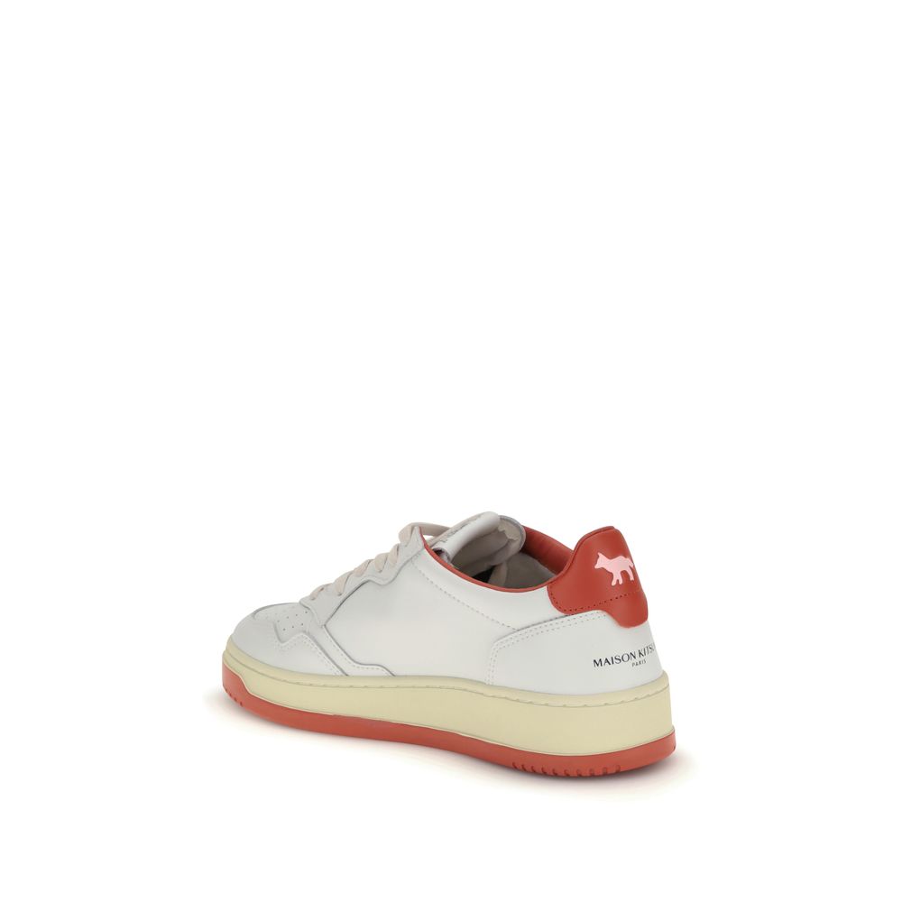 Autry White Leather Athletic Sneakers - Image 3