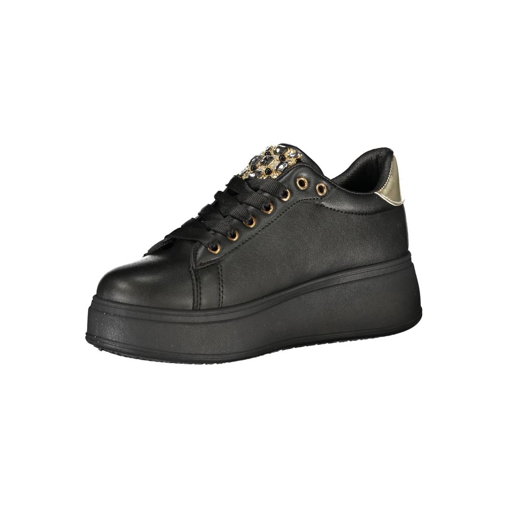 Laura Biagiotti Black Polyurethane Women Sneaker - Image 3